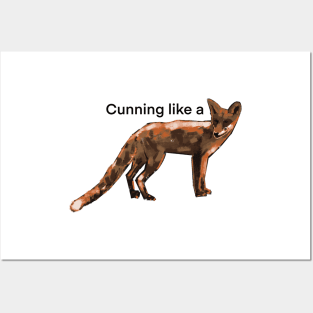 Cunning like a fox Posters and Art